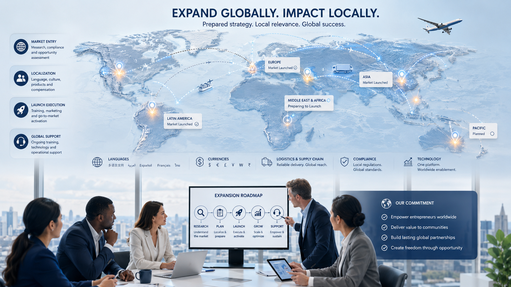Global direct sales expansion planning